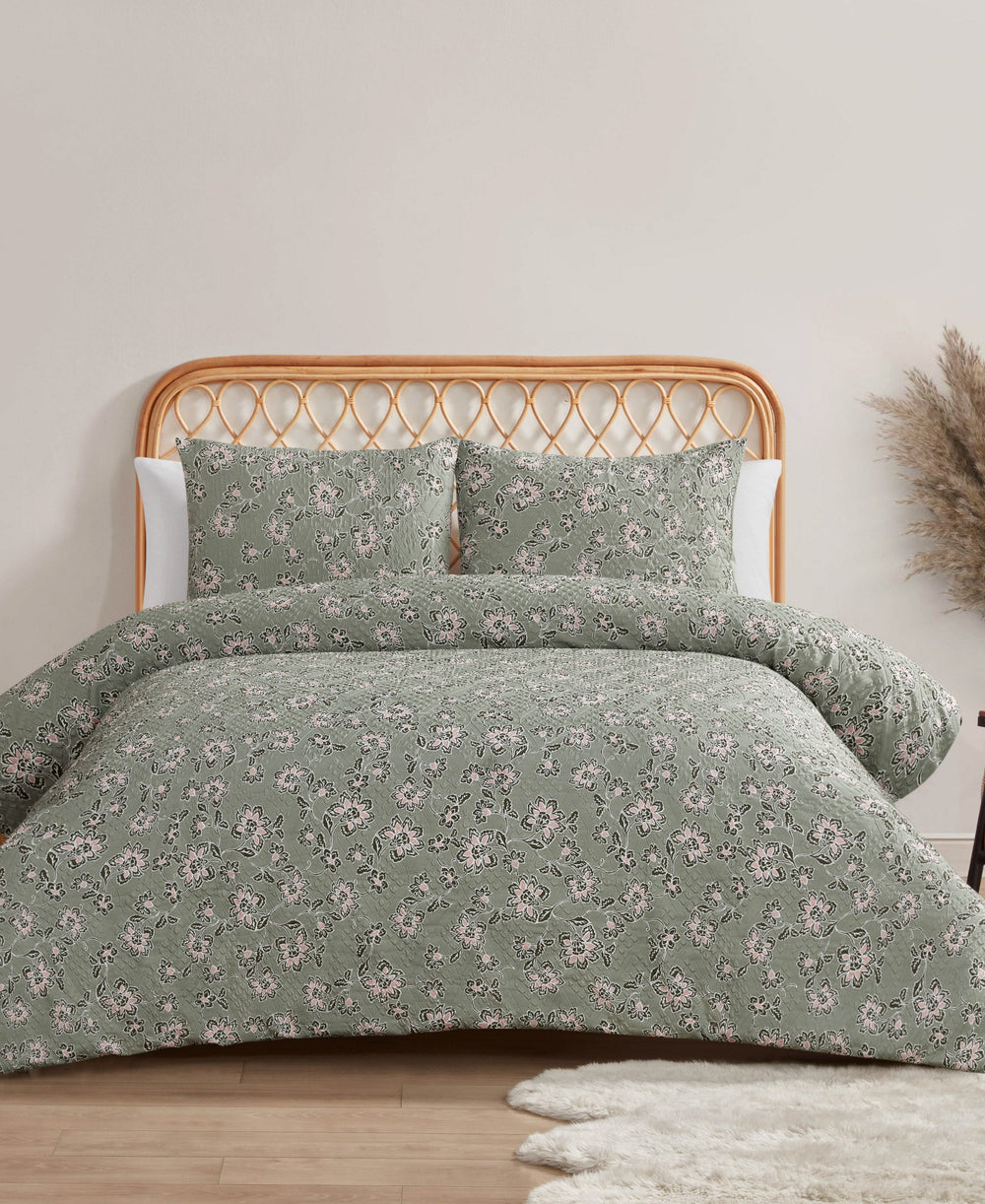 Botanical Embossed Comforter Set