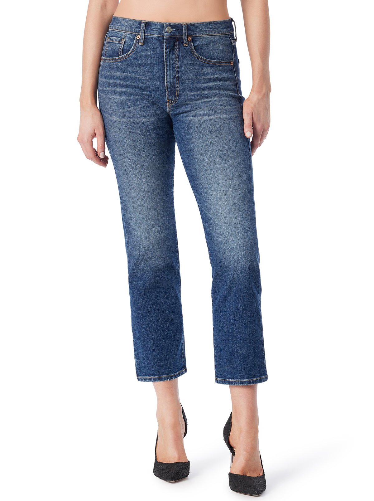 Harmony Straight High Rise Jean - Particles