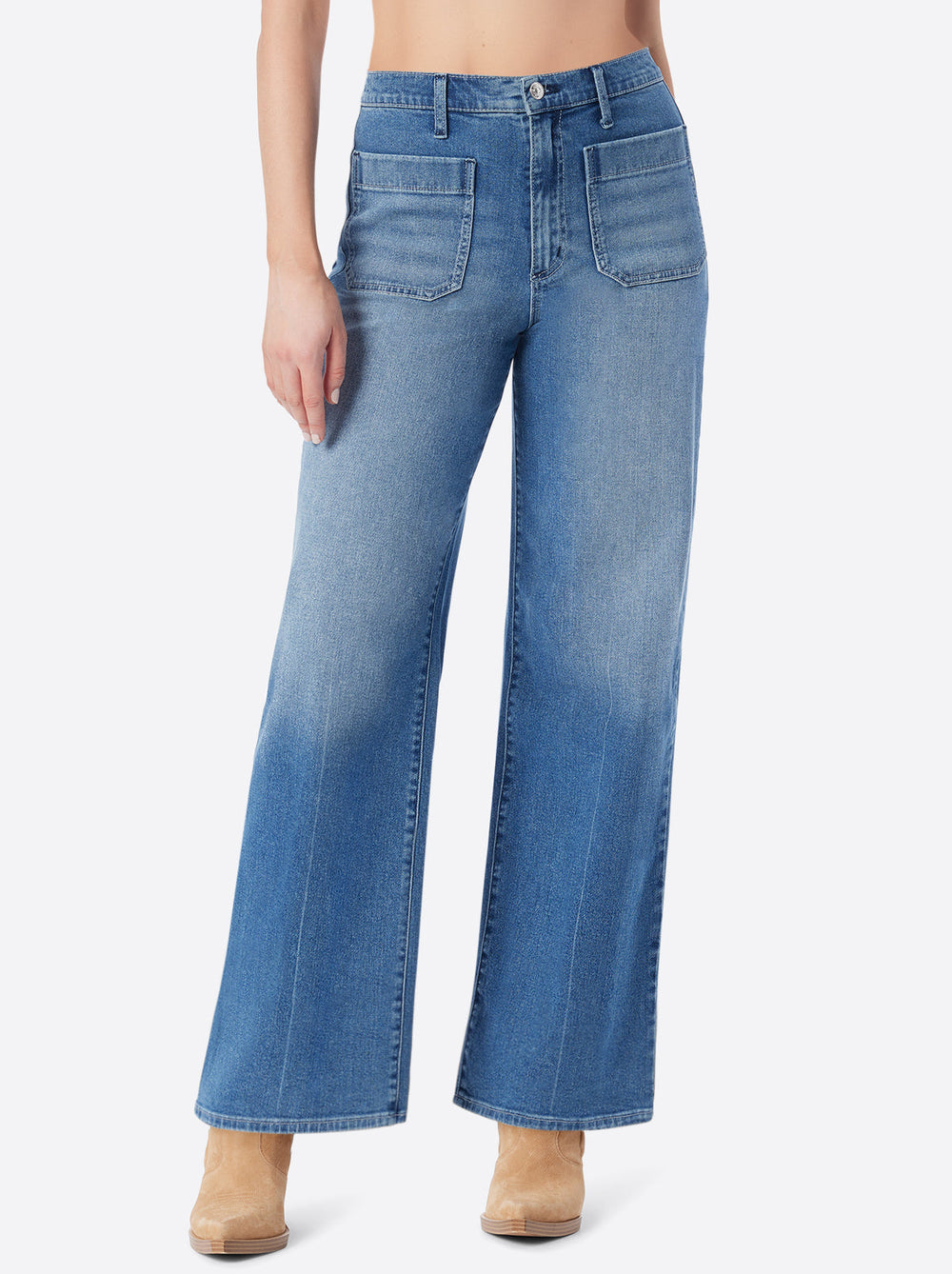 Starstruck Wide Leg Jean - Laguna