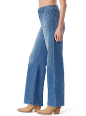 Starstruck Wide Leg Jean - Laguna