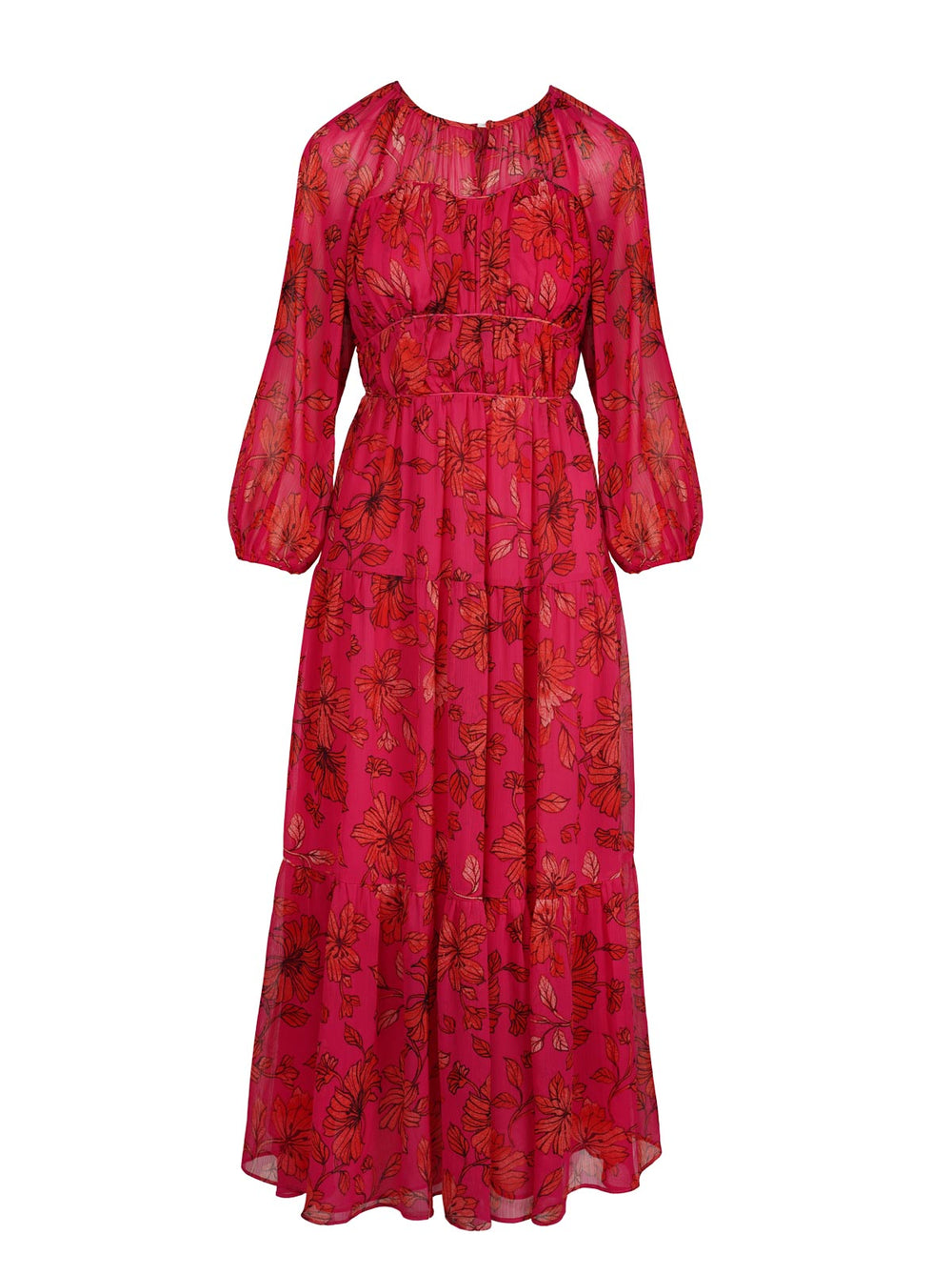 Sasha Maxi Dress - Outlined Blossoms