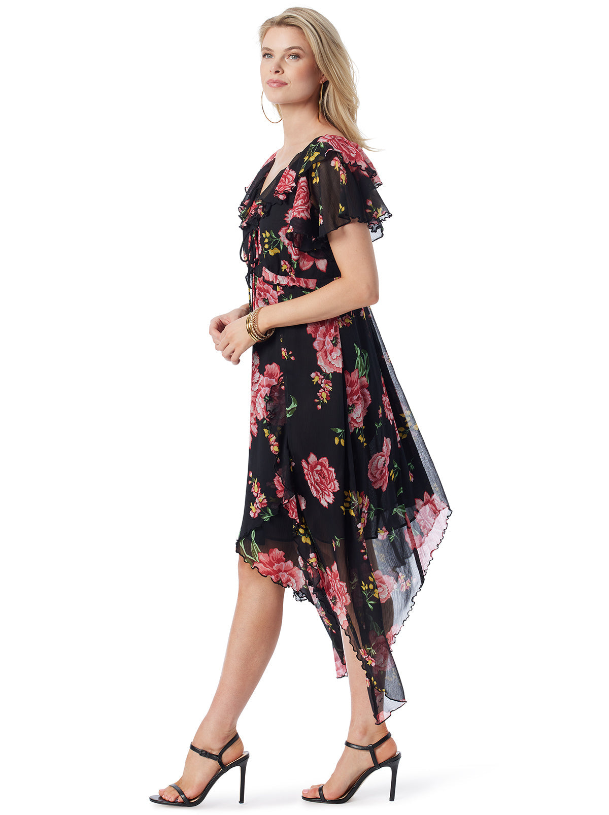 Maila Maxi Dress - Sketchy Roses