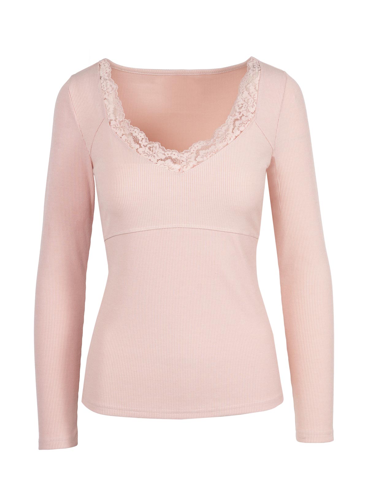 Abbey Sweatheart Top - Silver Pink