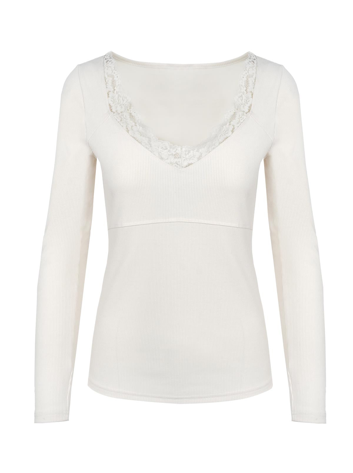 Abbey Sweatheart Top - Gardenia