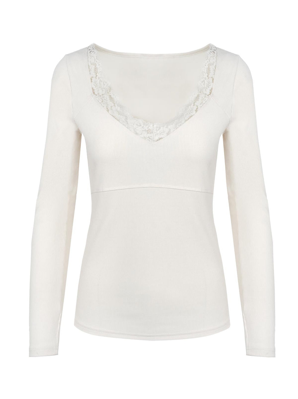 Abbey Sweatheart Top - Gardenia