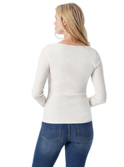 Abbey Sweatheart Top - Gardenia