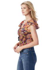 Dixie Cropped Blouse - Paisley World