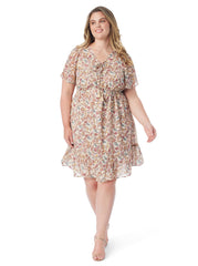 Regina Dress - Cartoon Florals