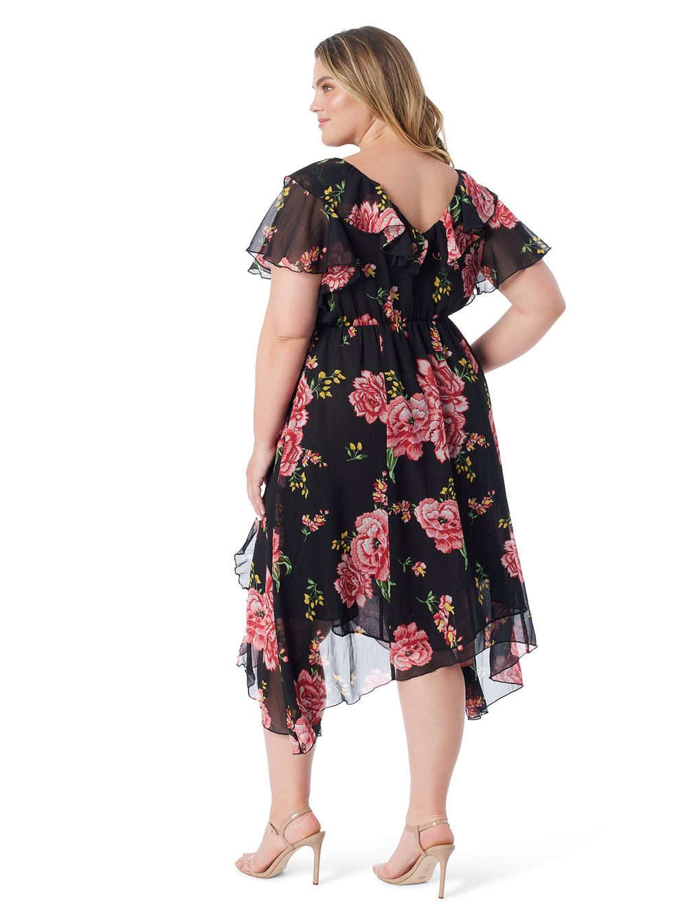 Elise Dress - Sketchy Roses
