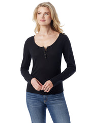 Tahani Henley Top - Anthracite