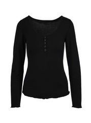 Tahani Henley Top - Anthracite