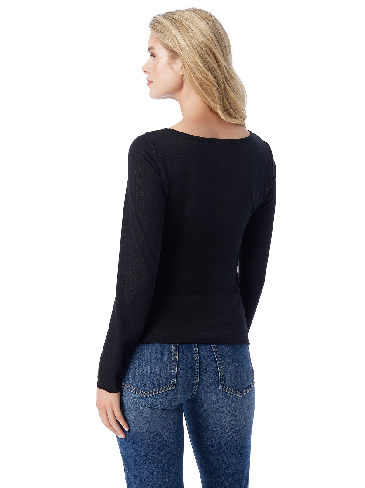 Tahani Henley Top - Anthracite