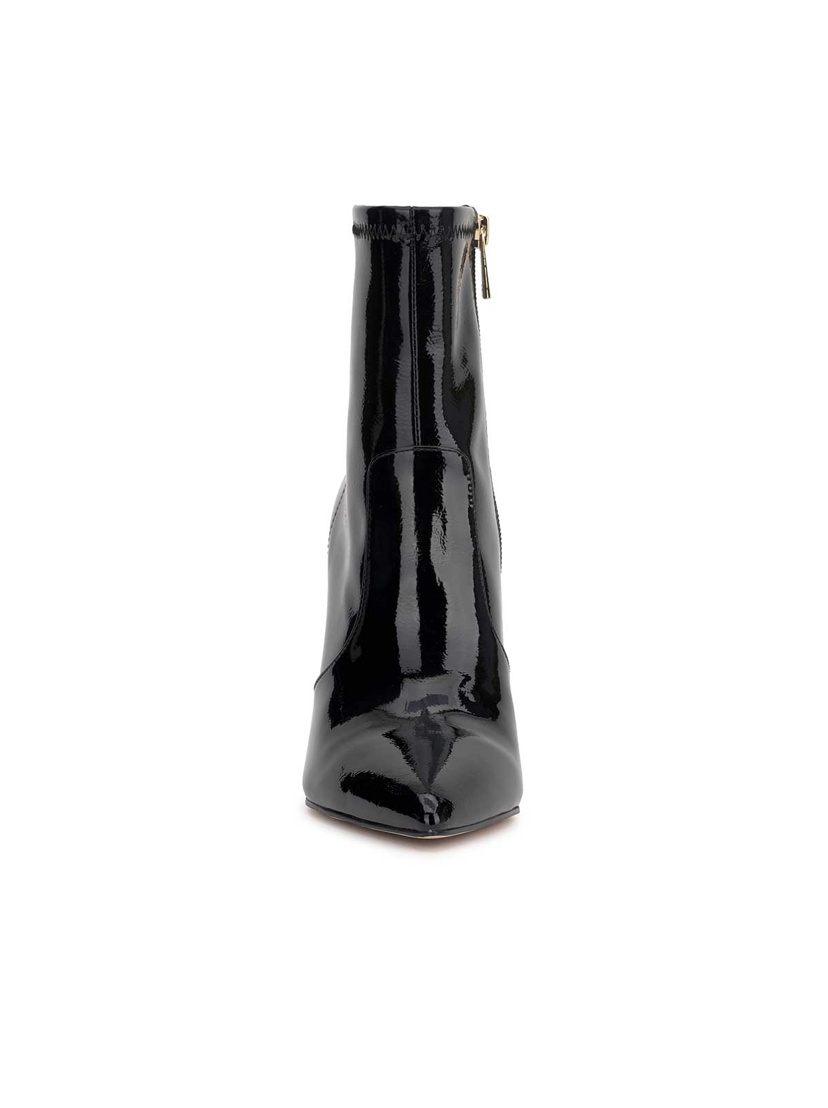 Narelle Pointed Toe Bootie - Black Patent