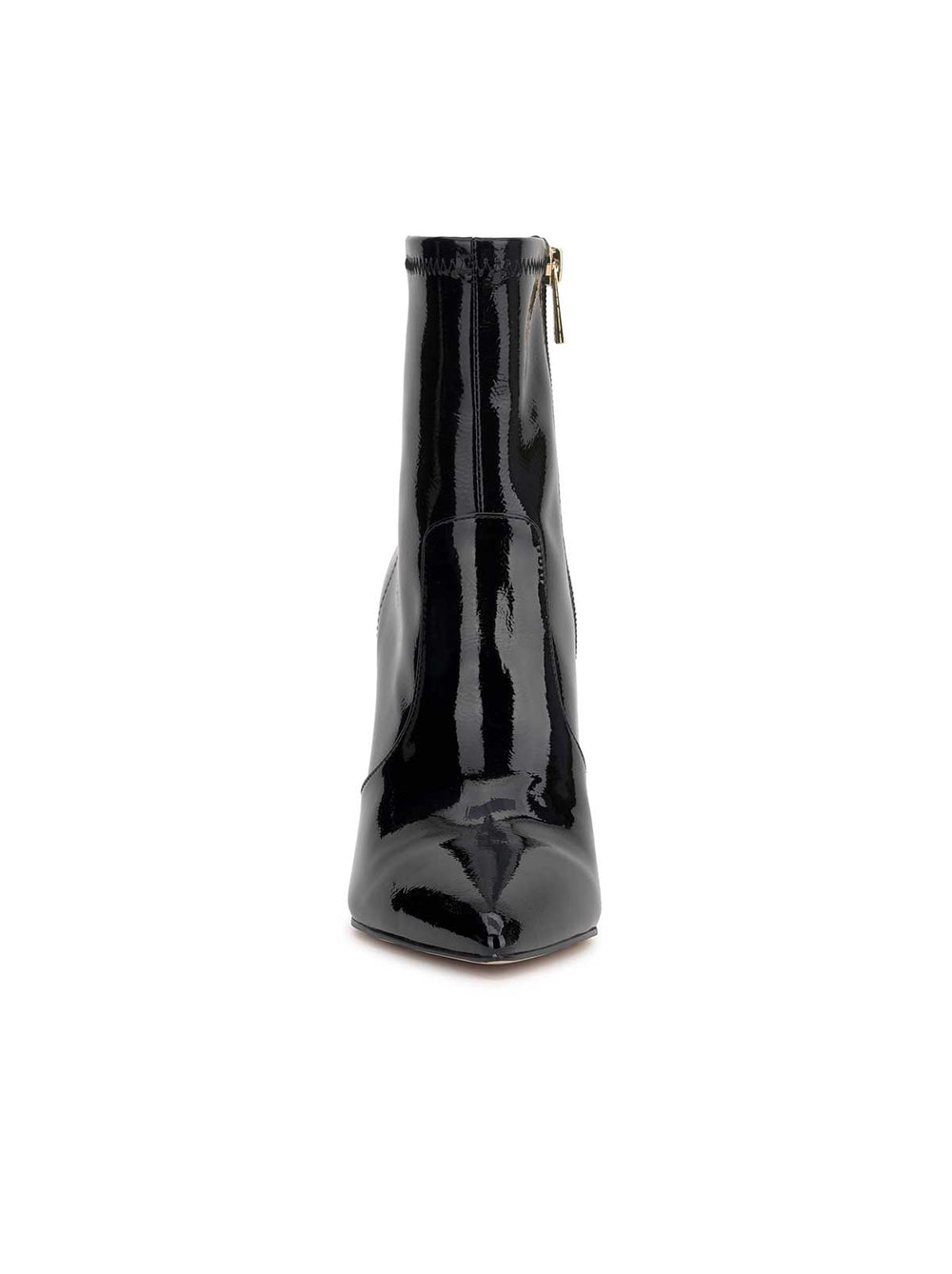 Narelle Pointed Toe Bootie - Black Patent
