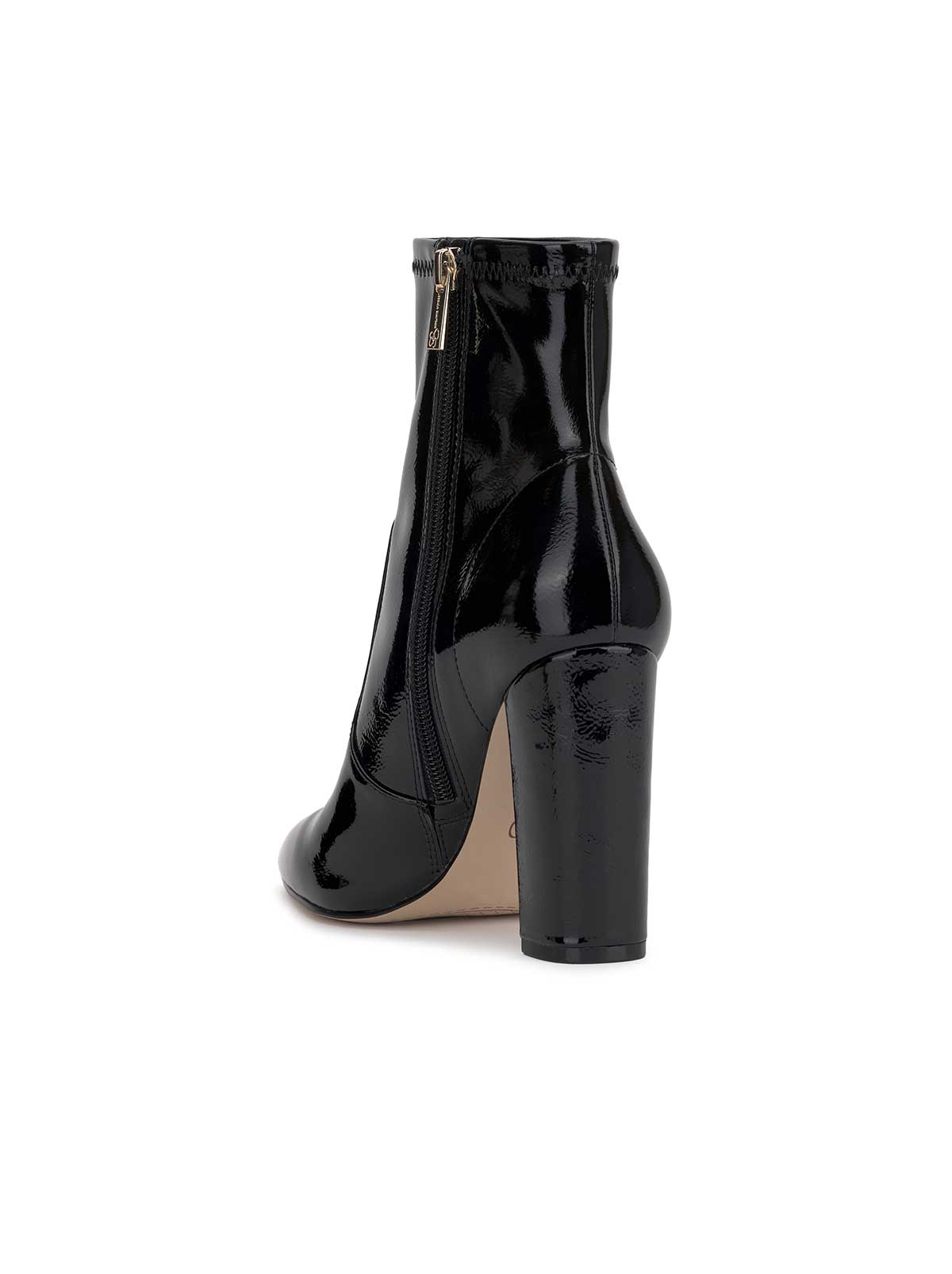 Narelle Pointed Toe Bootie - Black Patent