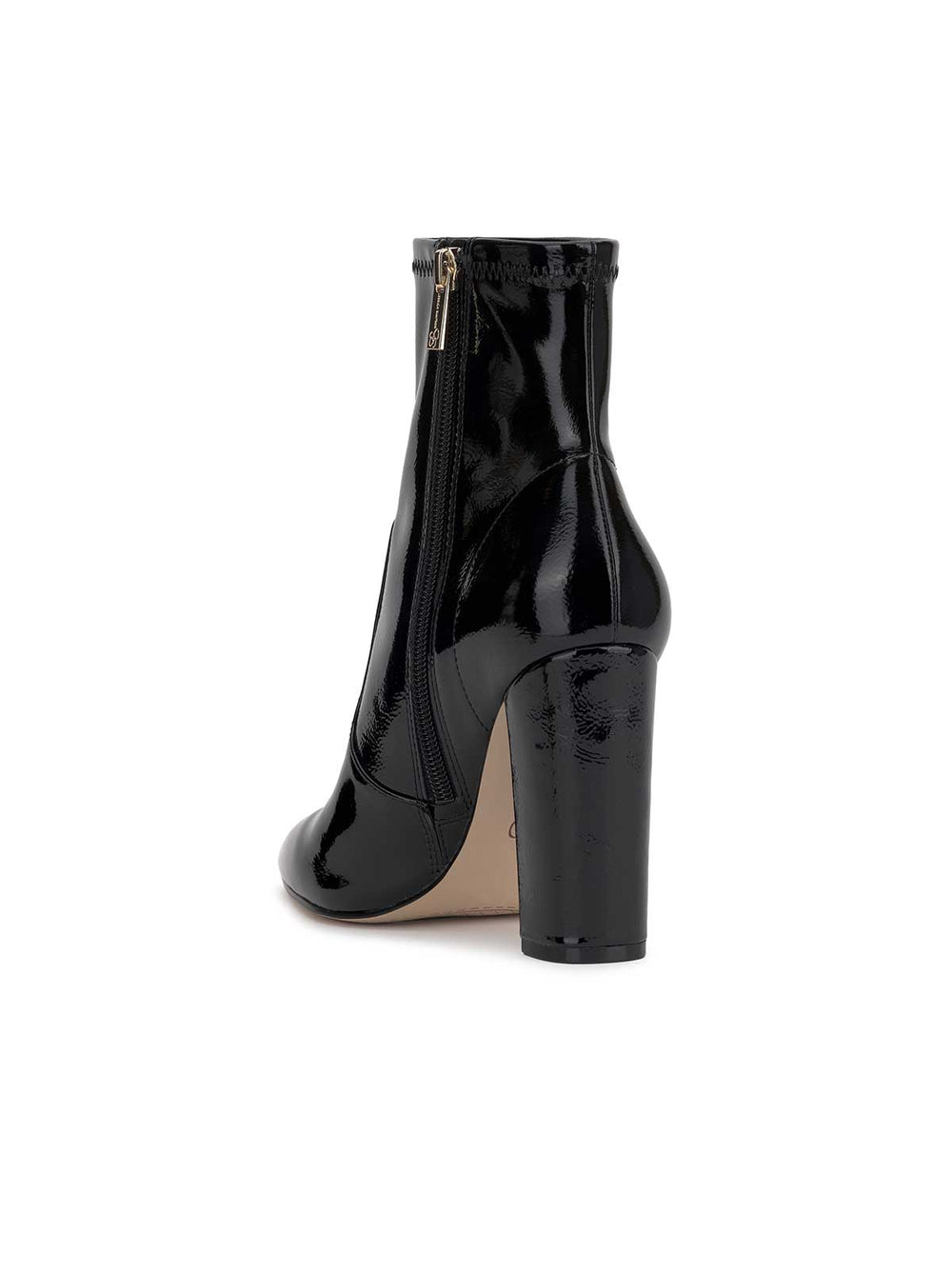Narelle Pointed Toe Bootie - Black Patent