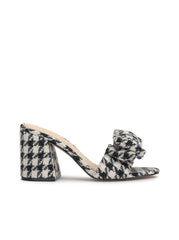 Romilda Block Heel Sandal - Black/White