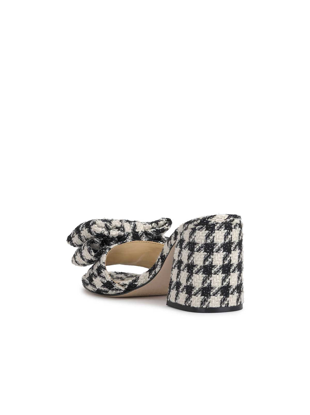 Romilda Block Heel Sandal - Black/White