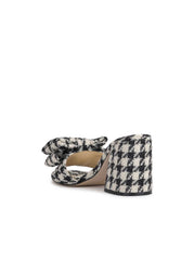 Romilda Block Heel Sandal - Black/White