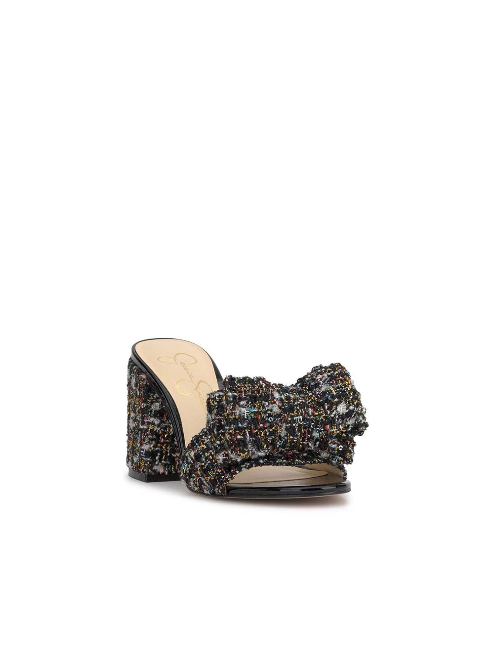 Romilda Bow Sandal - Tweed Sparkle