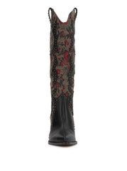 Zaikes Western Boot - Rosette Tapestry