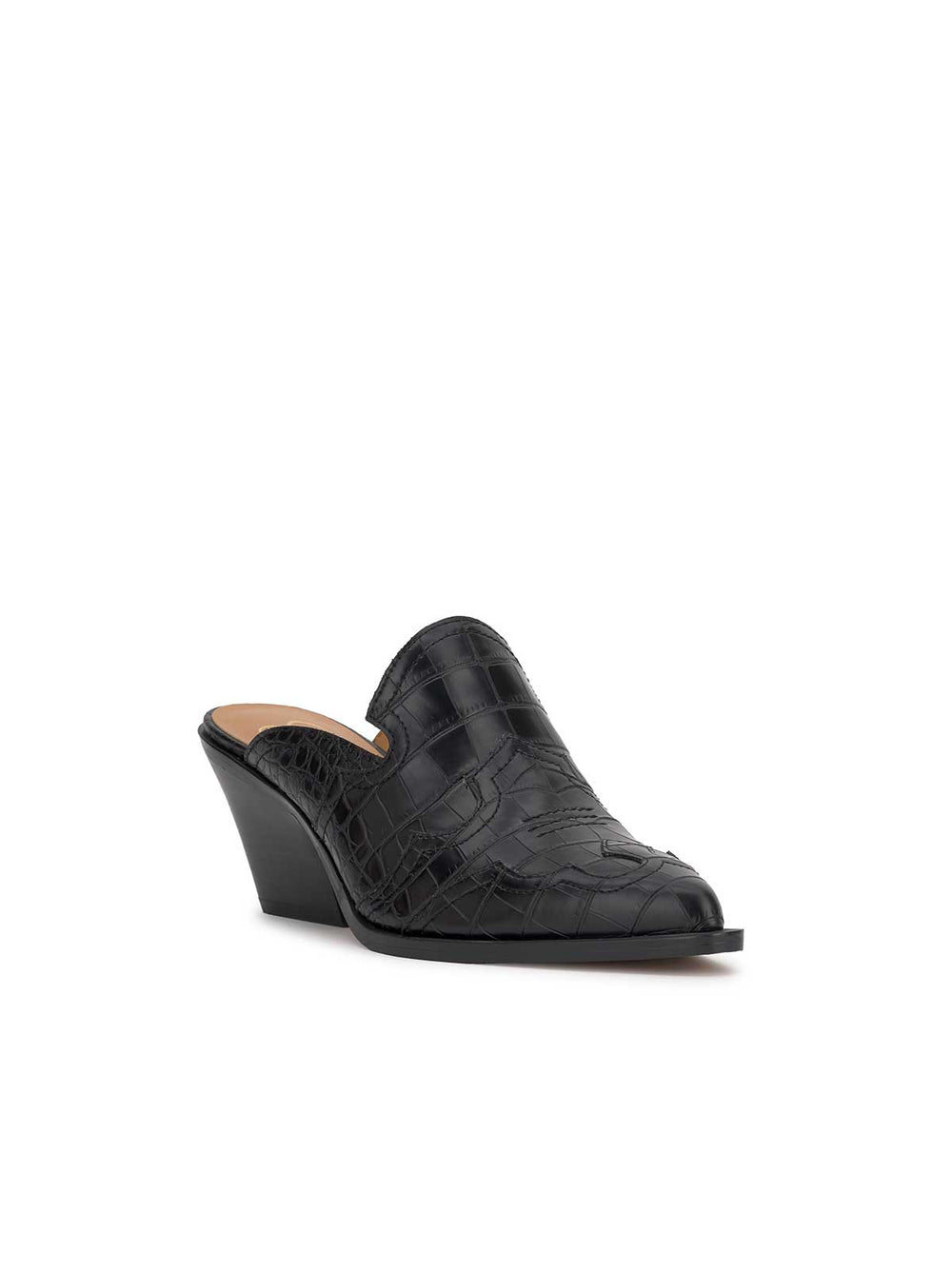 Zurina Heeled Mule - Black