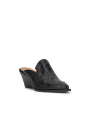 Zurina Heeled Mule - Black