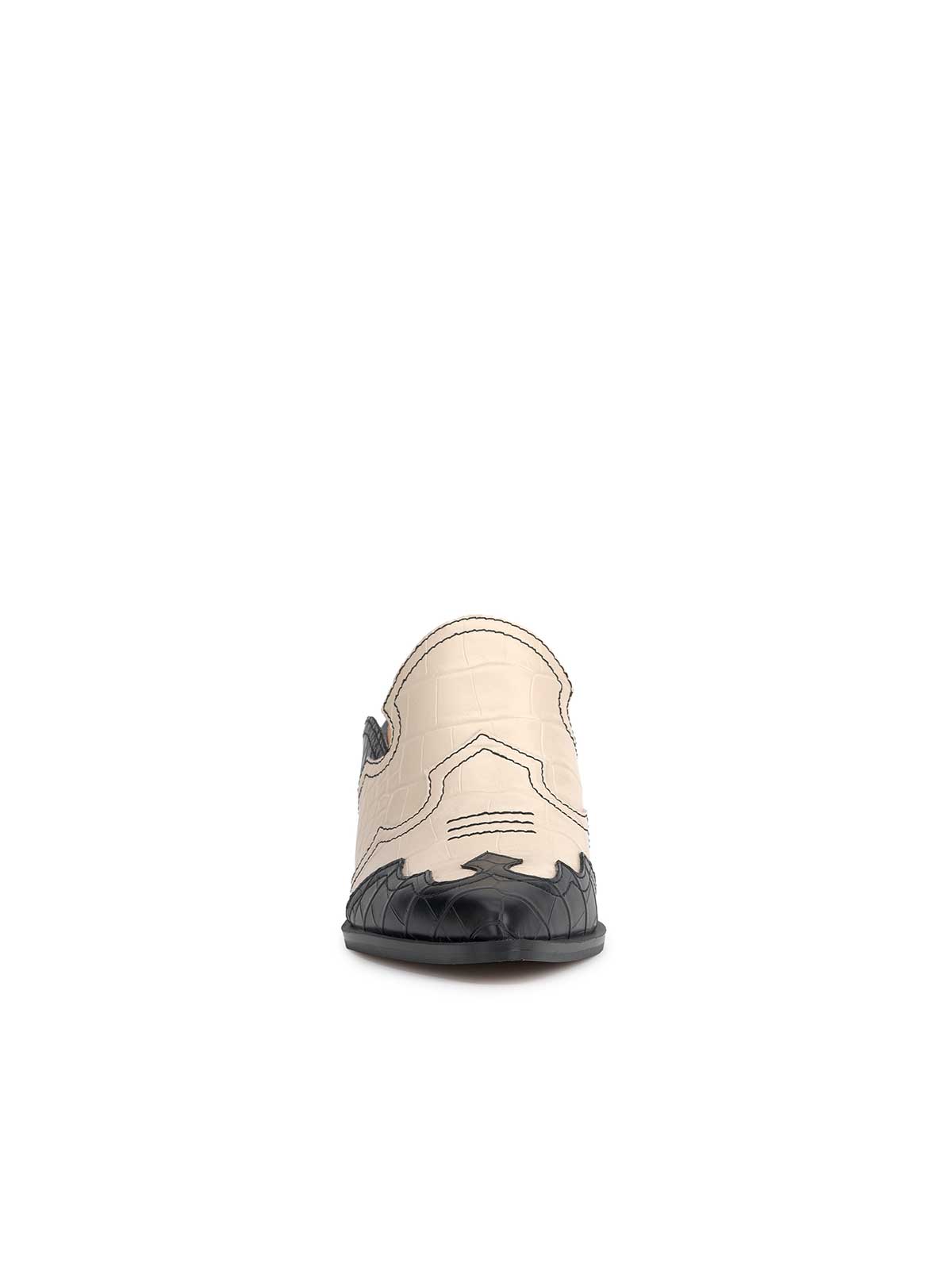 Zurina Heeled Mule - Two-Tone