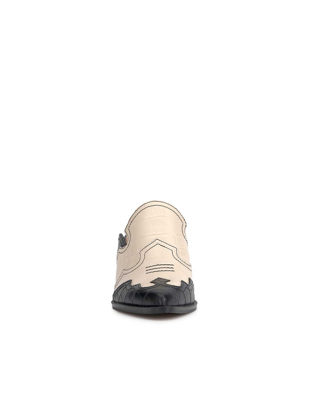 Zurina Heeled Mule - Two-Tone