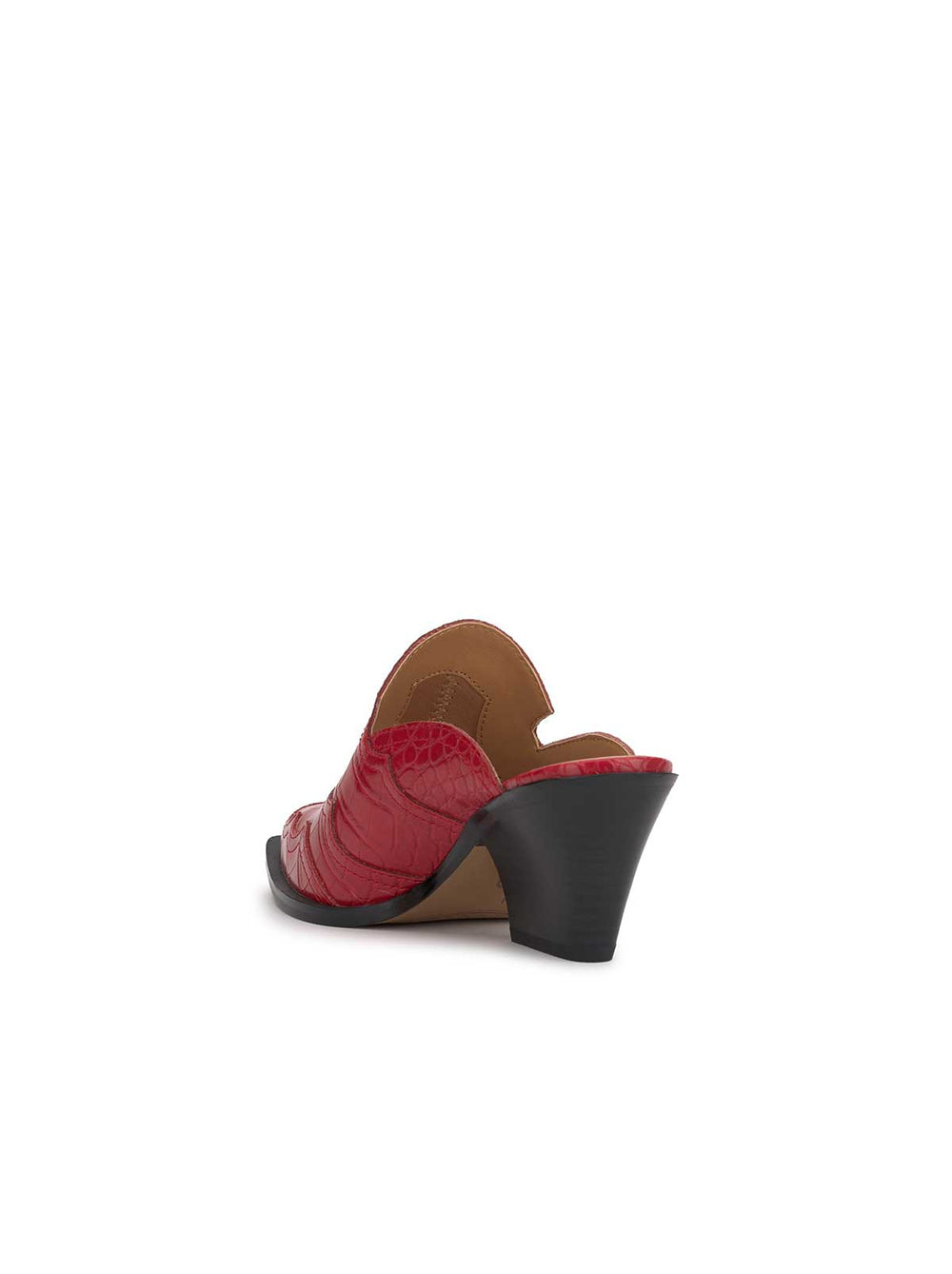 Zurina Heeled Mule - Red Muse