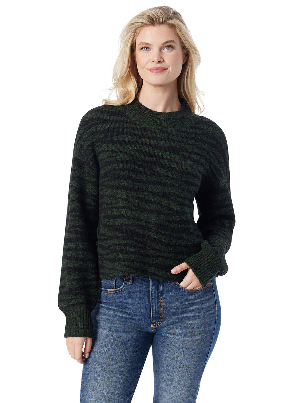 Portia Sweater - Animal Jacquard