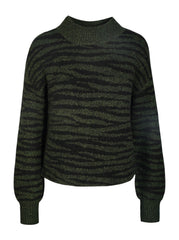 Portia Sweater - Animal Jacquard