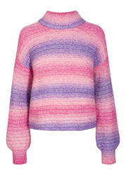 Portia Sweater - Royal Purple Combo