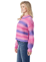 Portia Sweater - Royal Purple Combo