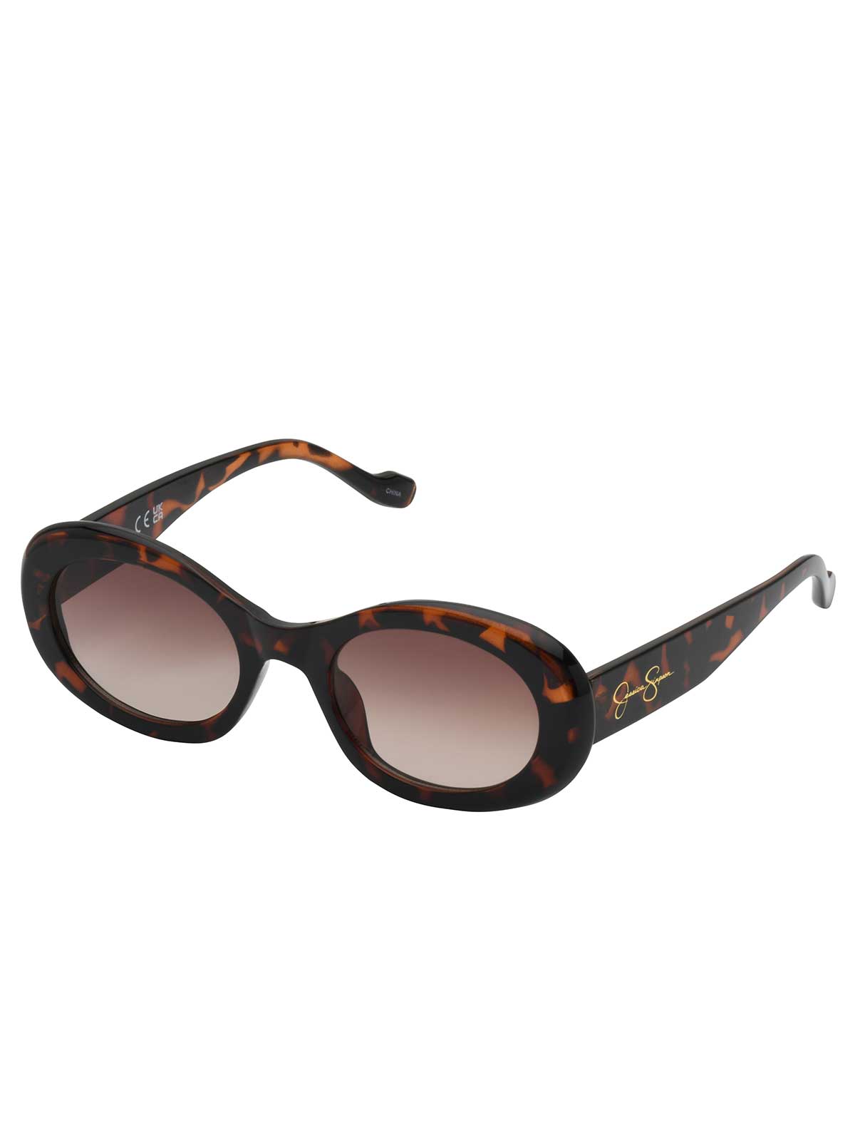 Iconic Vintage Oval Sunglasses - Tortoise