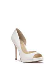 Kimli Peep Toe Pump - Bright White