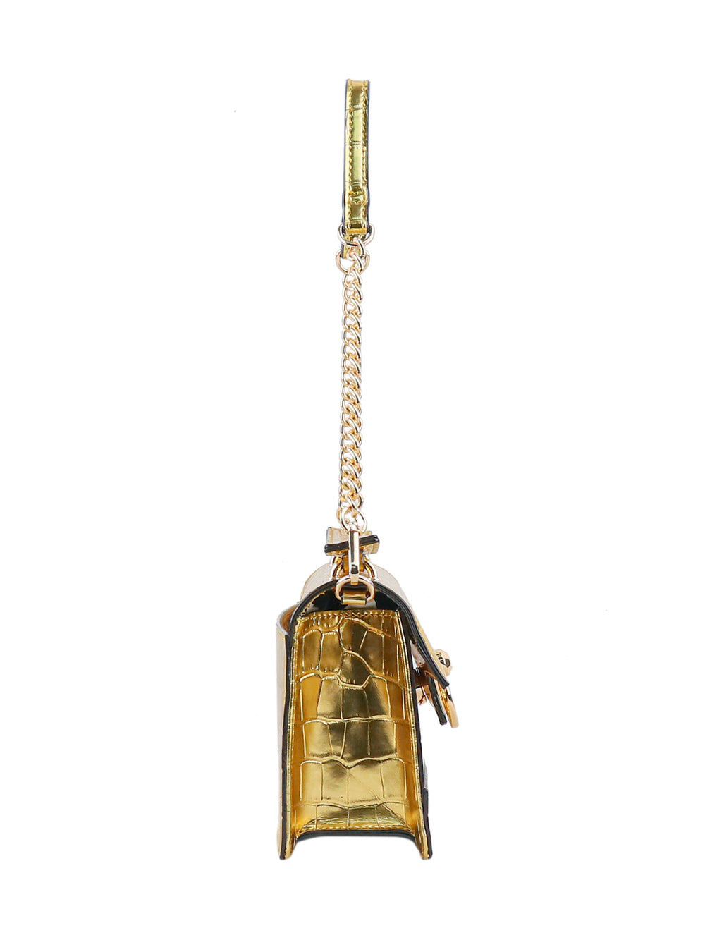Brooke Clutch - Gold Croco