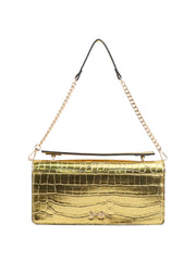 Brooke Clutch - Gold Croco