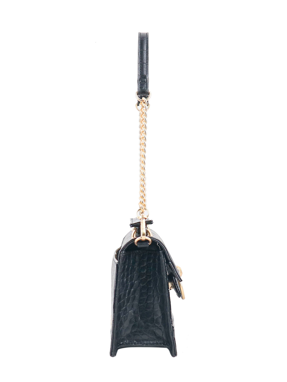 Brooke Clutch - Black Croco