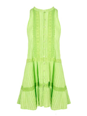Boho Jacquard Cover Up - Lime