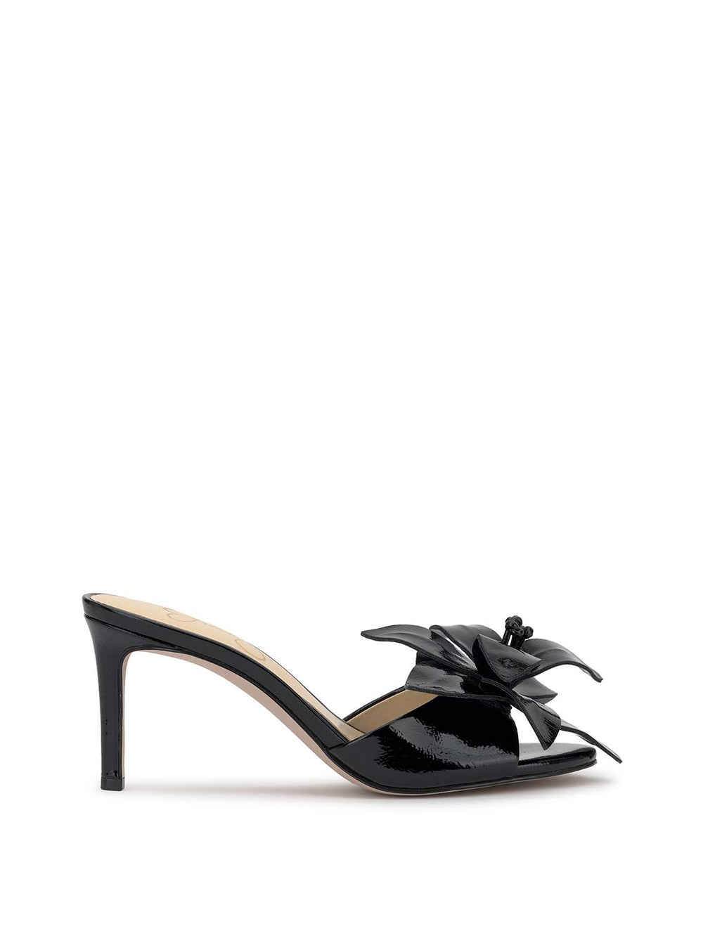 Percia Slip On Heel - Black