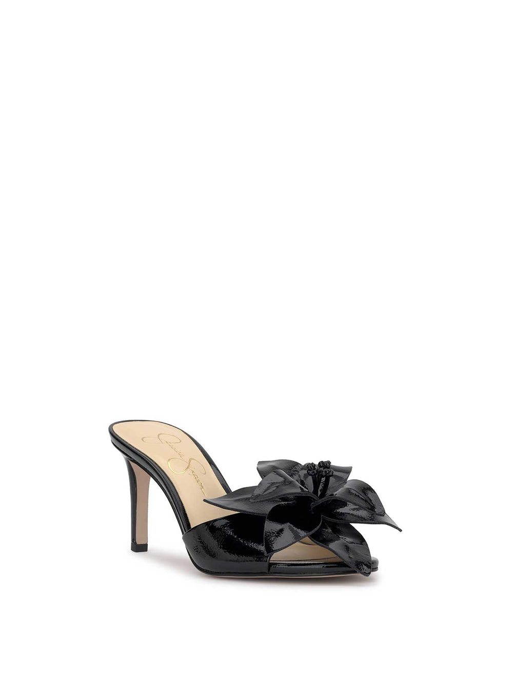 Percia Slip On Heel - Black