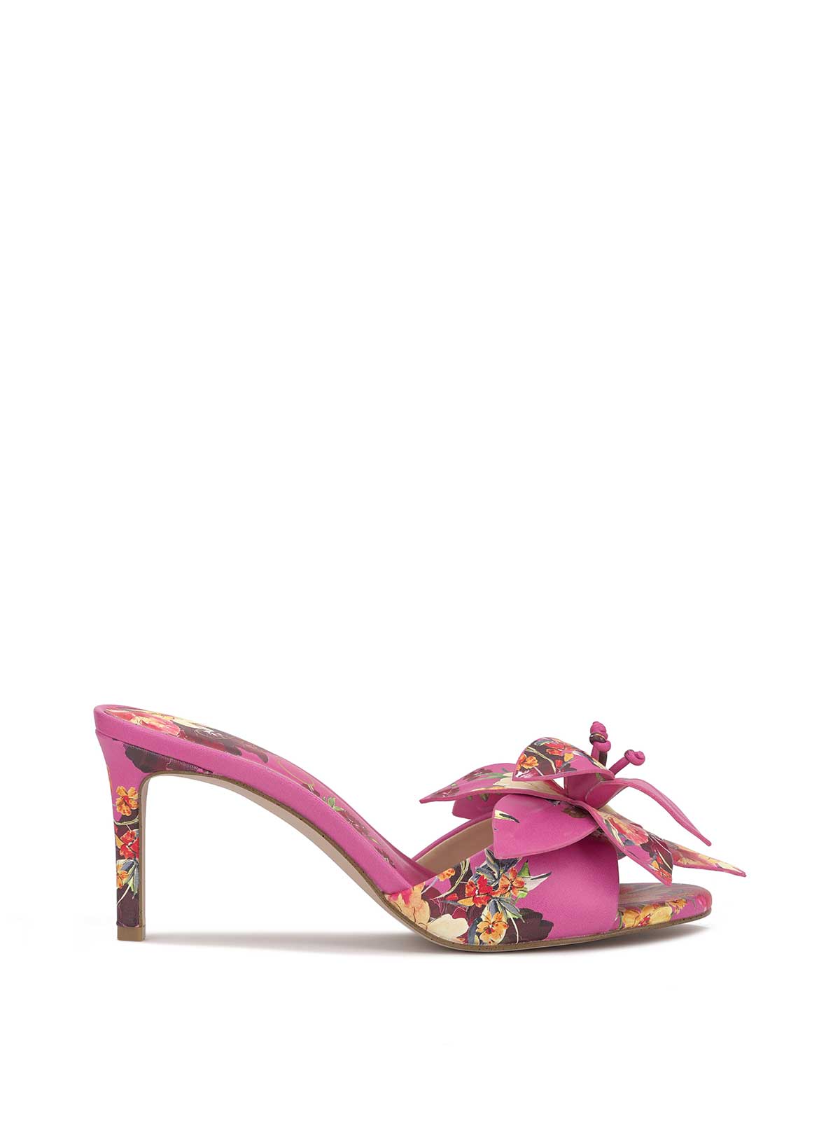Percia Slip On Heel - Pink Blossom