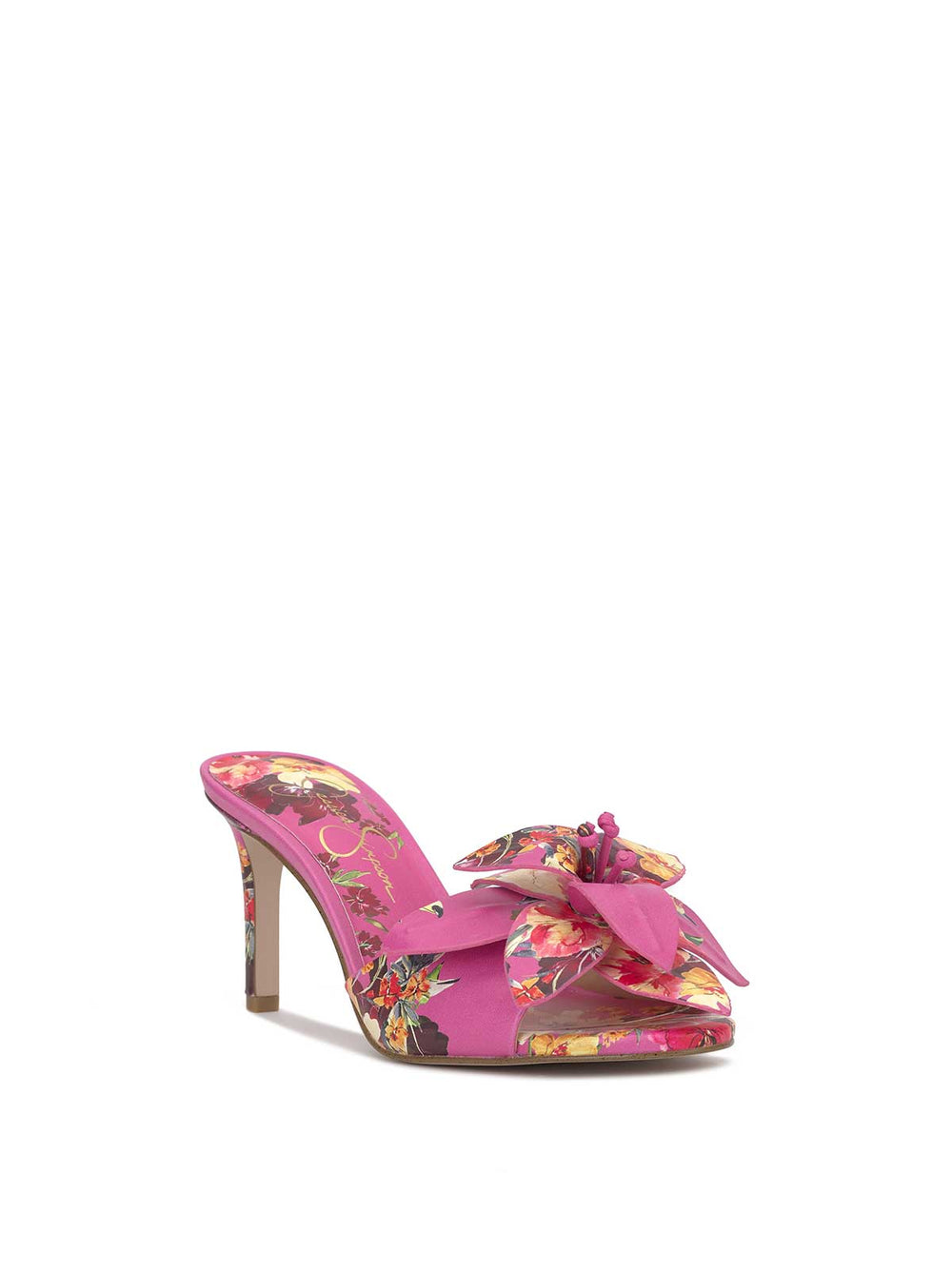 Percia Slip On Heel - Pink Blossom