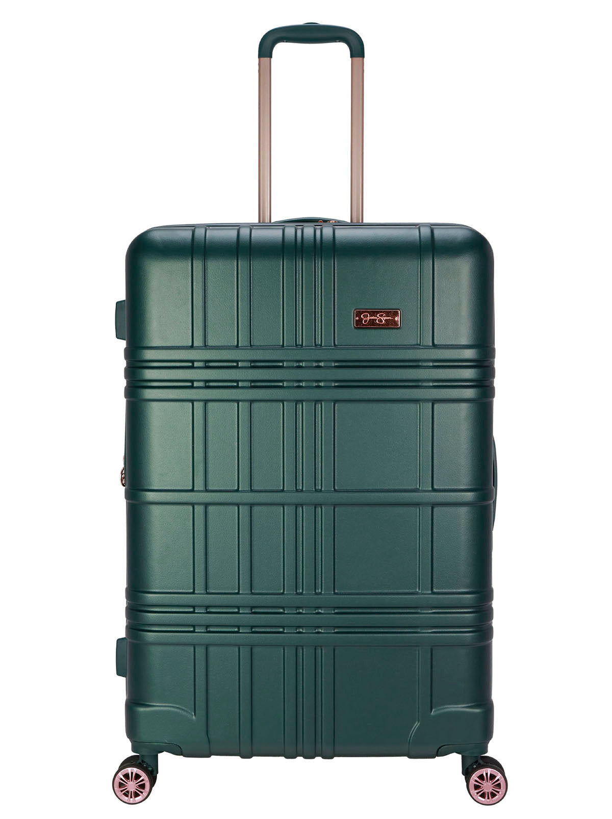 Jewel Plaid Luggage Collection - Jade