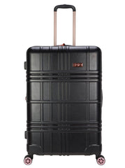 Jewel Plaid Luggage Collection - Black