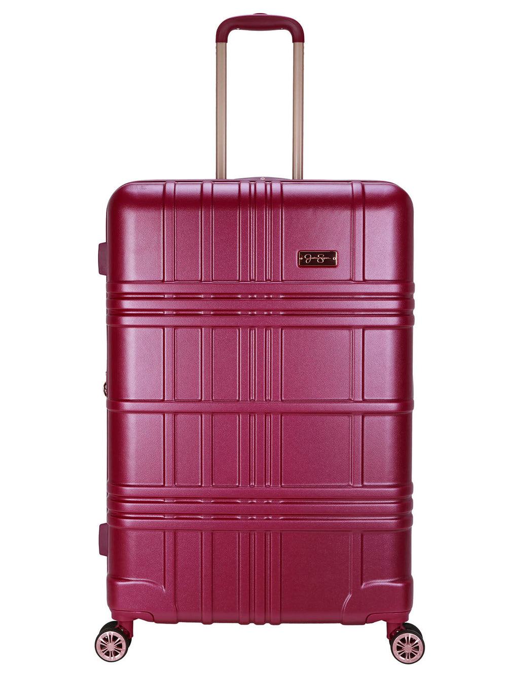 Jewel Plaid Luggage Collection - Violet
