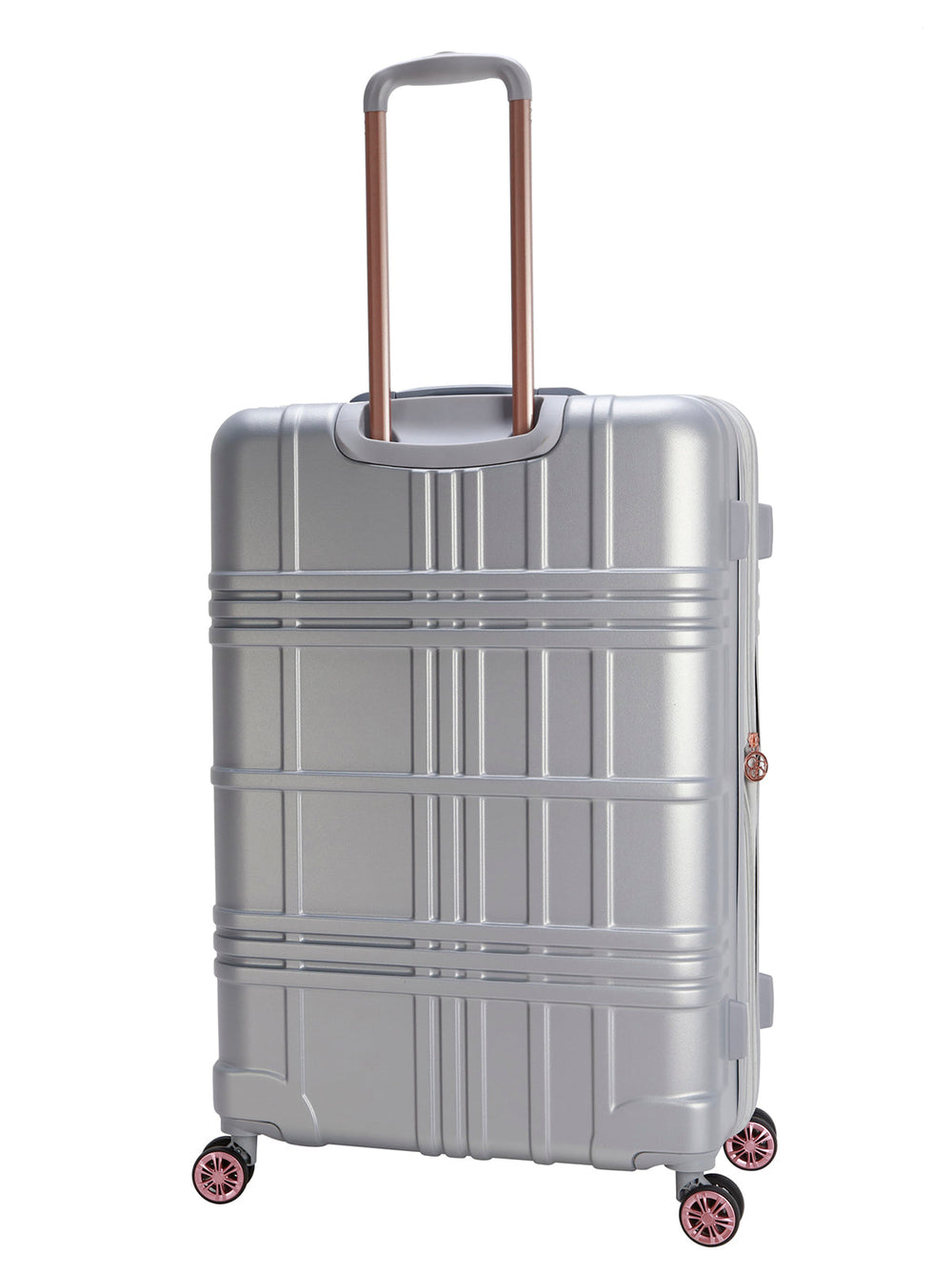 Jewel Plaid Luggage Collection - Silver