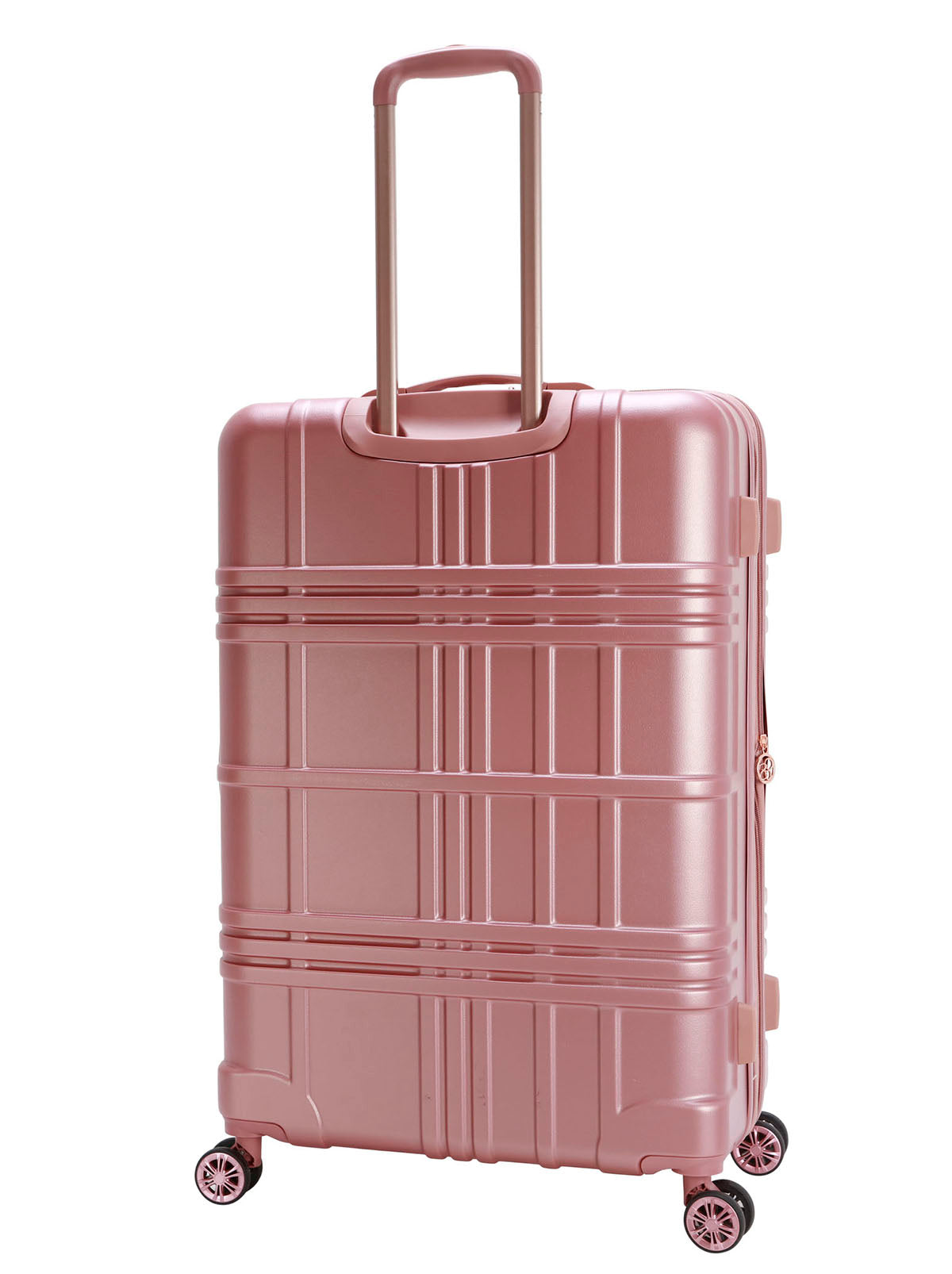 Jewel Plaid Luggage Collection - Rose Gold