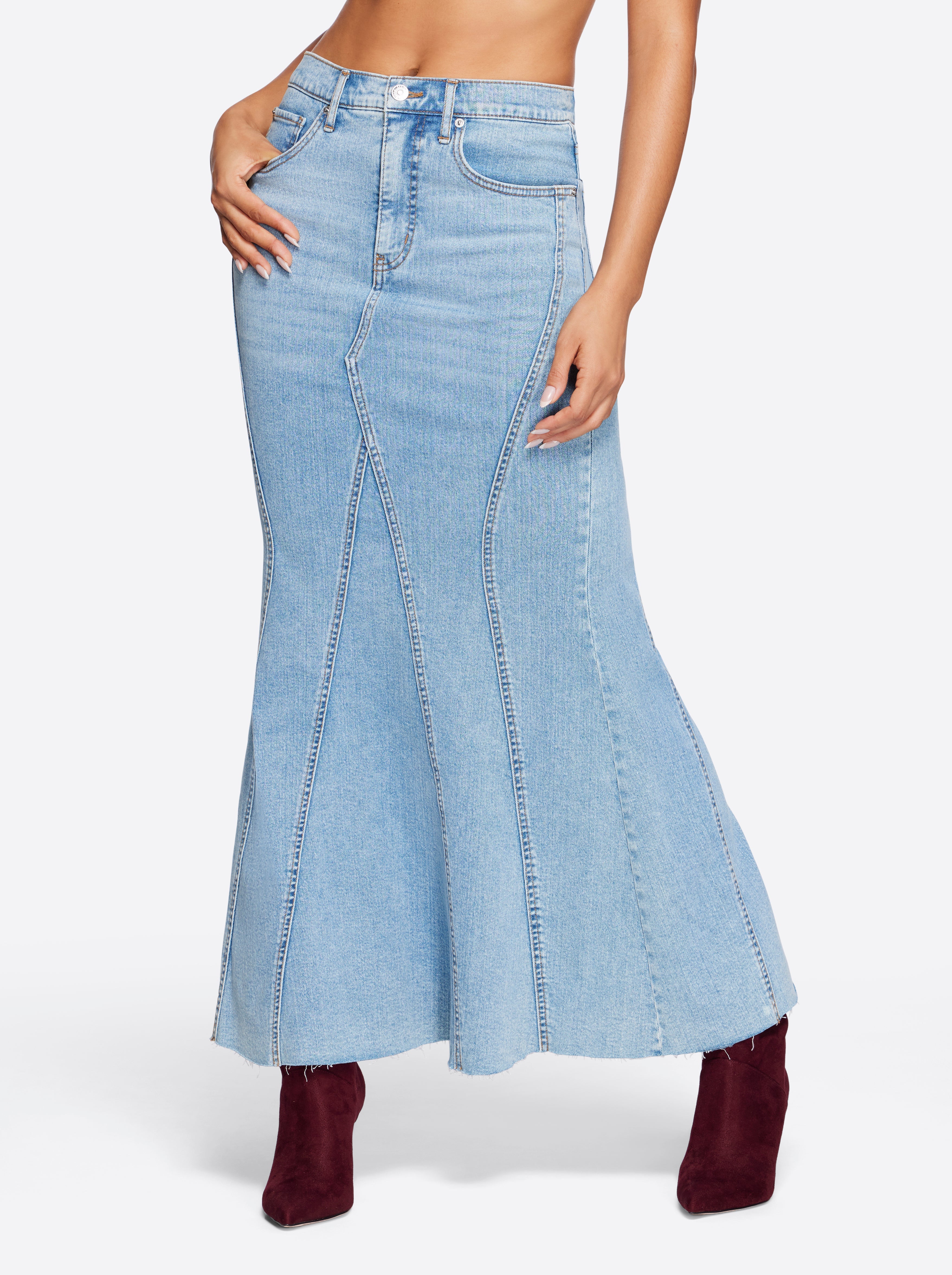 Denim Skirt - Open Book